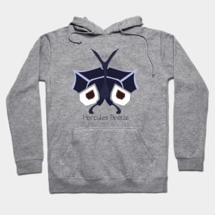 "Bug Eyes" - Hercules Beetle (Blue) Hoodie